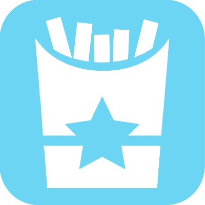 French fries cone - icon